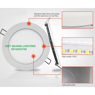 Đèn led âm trần siêu mỏng 3w - Đèn downlight cao cấp