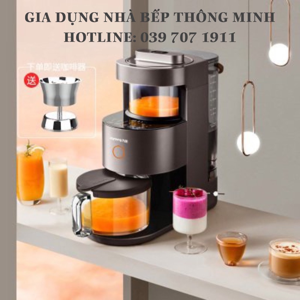 “CHÍNH HÃNG “ MÁY LÀM SỮA HẠT CAO CẤP TỰ ĐỘNG RỬA JOYOUNG Y1+ CỐC XAY KHÔ CAO CẤP + 5 TRAI THỦY TINH