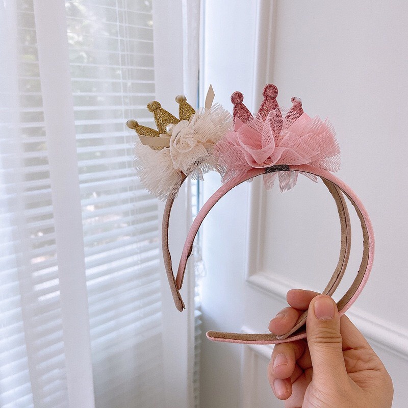 Bờm tóc thời trang cho bé Nyny Baby phong cách Hàn Quốc kèm nơ nhiều màu dễ thương
