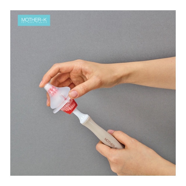 Bộ chổi cọ bình silicone mother-k Hàn Quốc