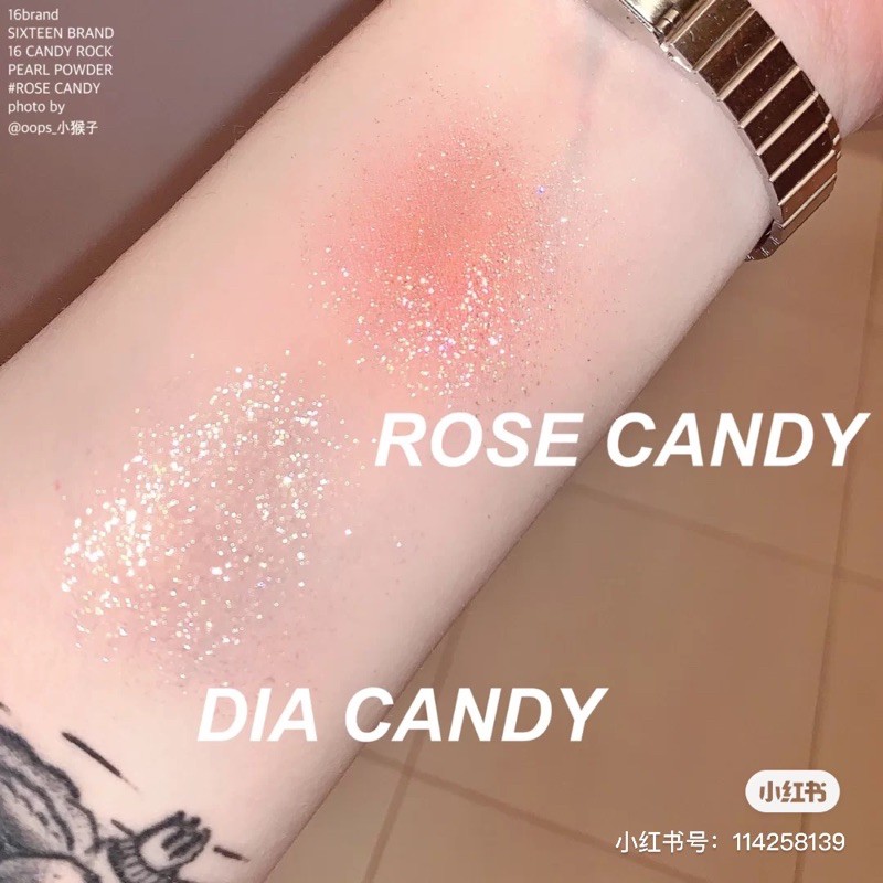 NHŨ MẮT KIM TUYẾN 16BRAND CANDY ROCK PEARL POWDER | BigBuy360 - bigbuy360.vn