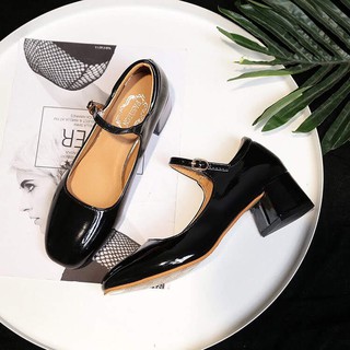 Giày Mary Jane vintage cổ điển [Yannie]