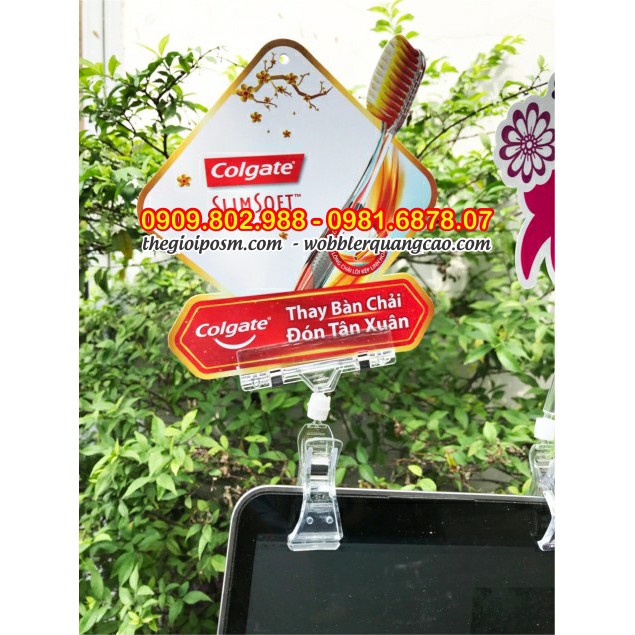 Combo 10 Kẹp mica, Kẹp sale, Kẹp mica quảng cáo, Kẹp bảng giá