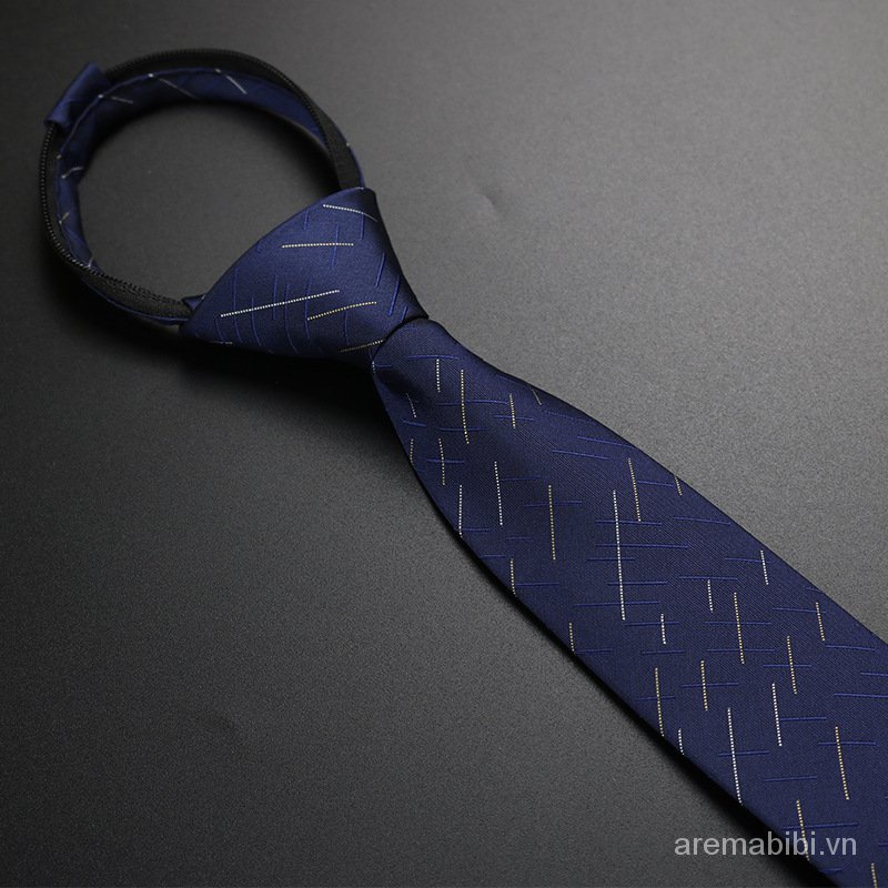 Cà vạt bản rộng 6cm thắt nút màu xám đen kiểu dáng thời trang cho nam