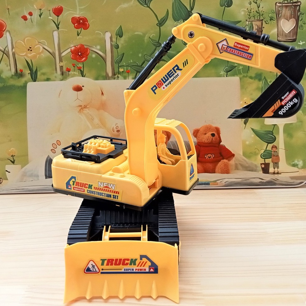 Đồ Chơi Máy Cần Cẩu Cho Bé Yêu