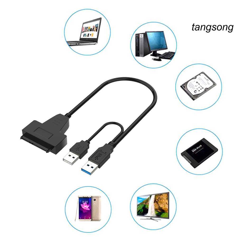 Cáp Chuyển Đổi Ts-Usb 3.0 Sang Sata Cho Ổ Cứng 2.5 / 3.5 Inch Ssd Hdd