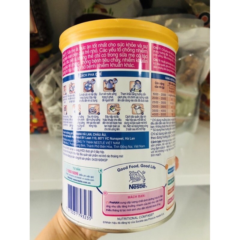 SỮA NESTLE PRE NAN DÀNH CHO BÉ THIẾU THÁNG 400G 👶🏻👶🏻👶🏻