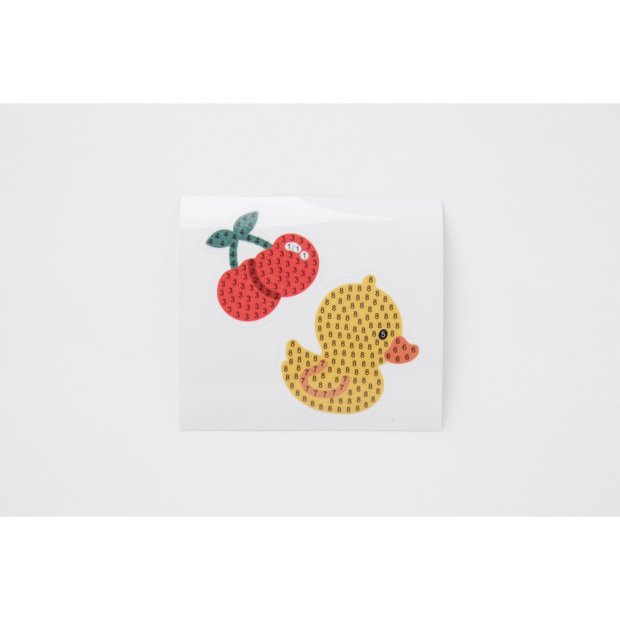 Sticker Đính Đá ARTBOX Hàn Quốc Hình Quả Anh Đào Và Chú Vịt DIY