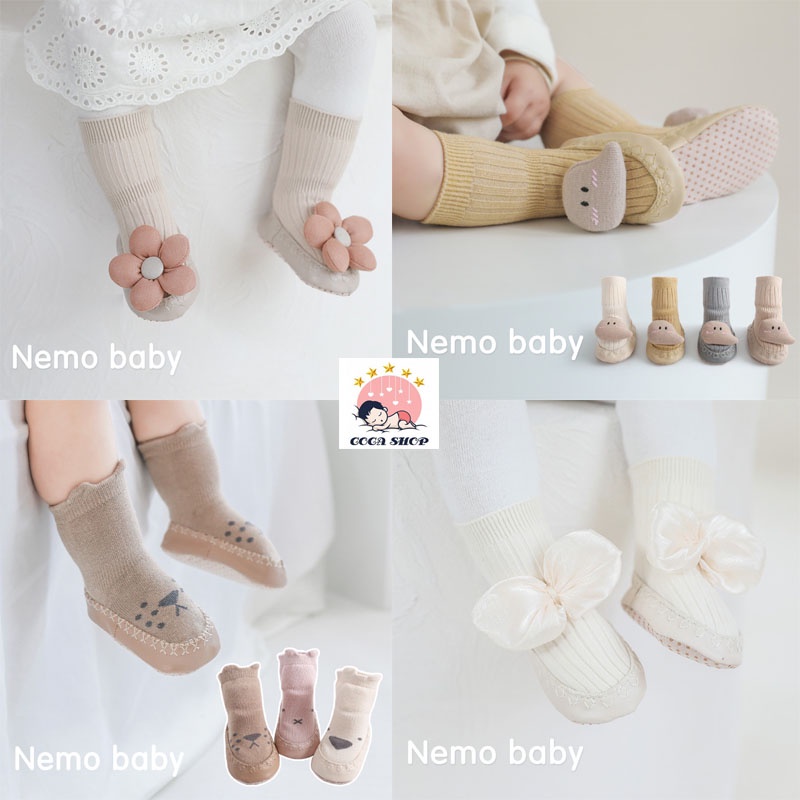 Giày Tập Đi Nemo Cổ Cao Cho Bé Siêu Kute Mẫu Mới Nhất 2022