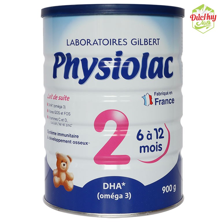 Sữa bột Physiolac 2 900g (Từ 6-12 Tháng)