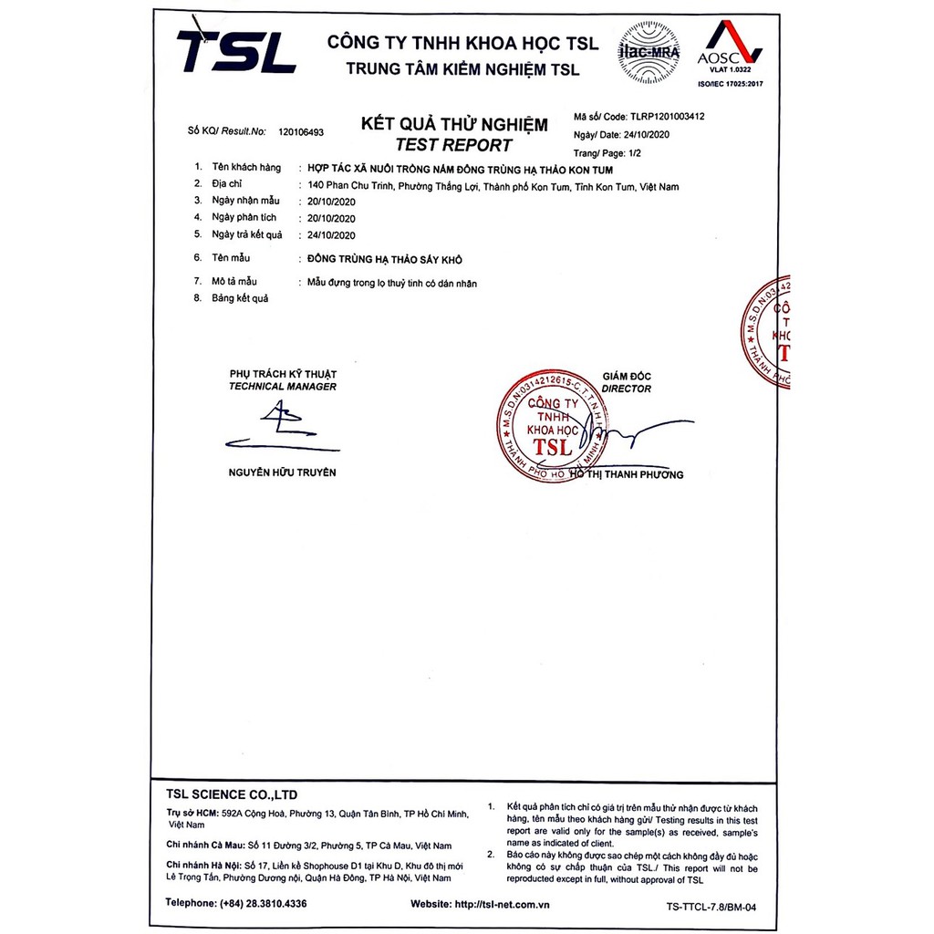 Đông Trùng Hạ Thảo Sấy Thăng Hoa - Hộp 10G - Vương Khang Thảo -Hàng Chính Hãng - Đông Trùng Hạ Thảo KON TUM | BigBuy360 - bigbuy360.vn
