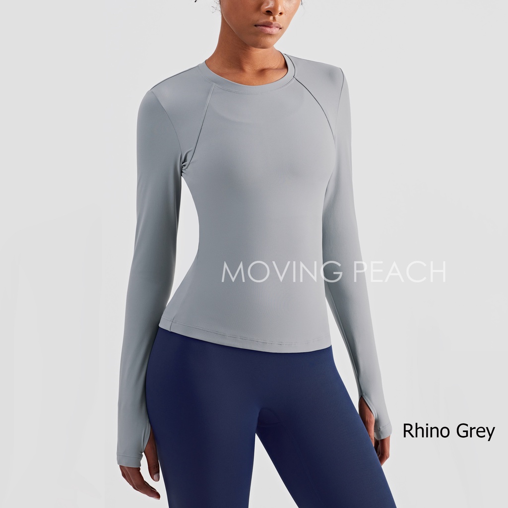 MOVING PEACH Women Sportswear Tight Skin-friendly Yoga Fitness Top BSY