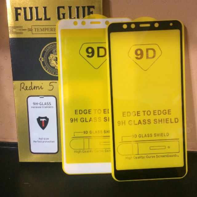 Kính cường lực Full màn 9D cao cấp cho Xiaomi Redmi 5