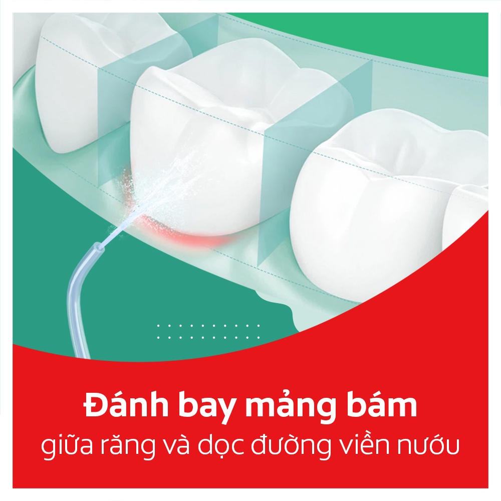 Combo Tăm nước Colgate và bàn chải + nước súc miệng Ortho
