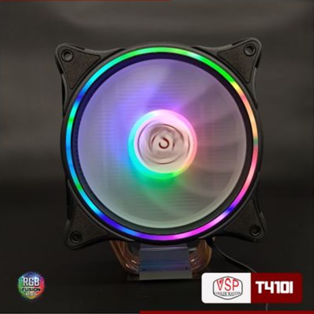 Fan CPU VSP Cooler Masster T410i - Led RGB- HÀNG CHÍNH HÃNG