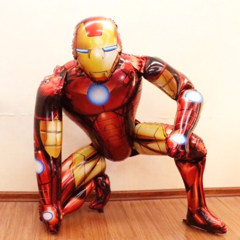 Bóng hình siêu nhân 4D spiderman, iron man, bad man