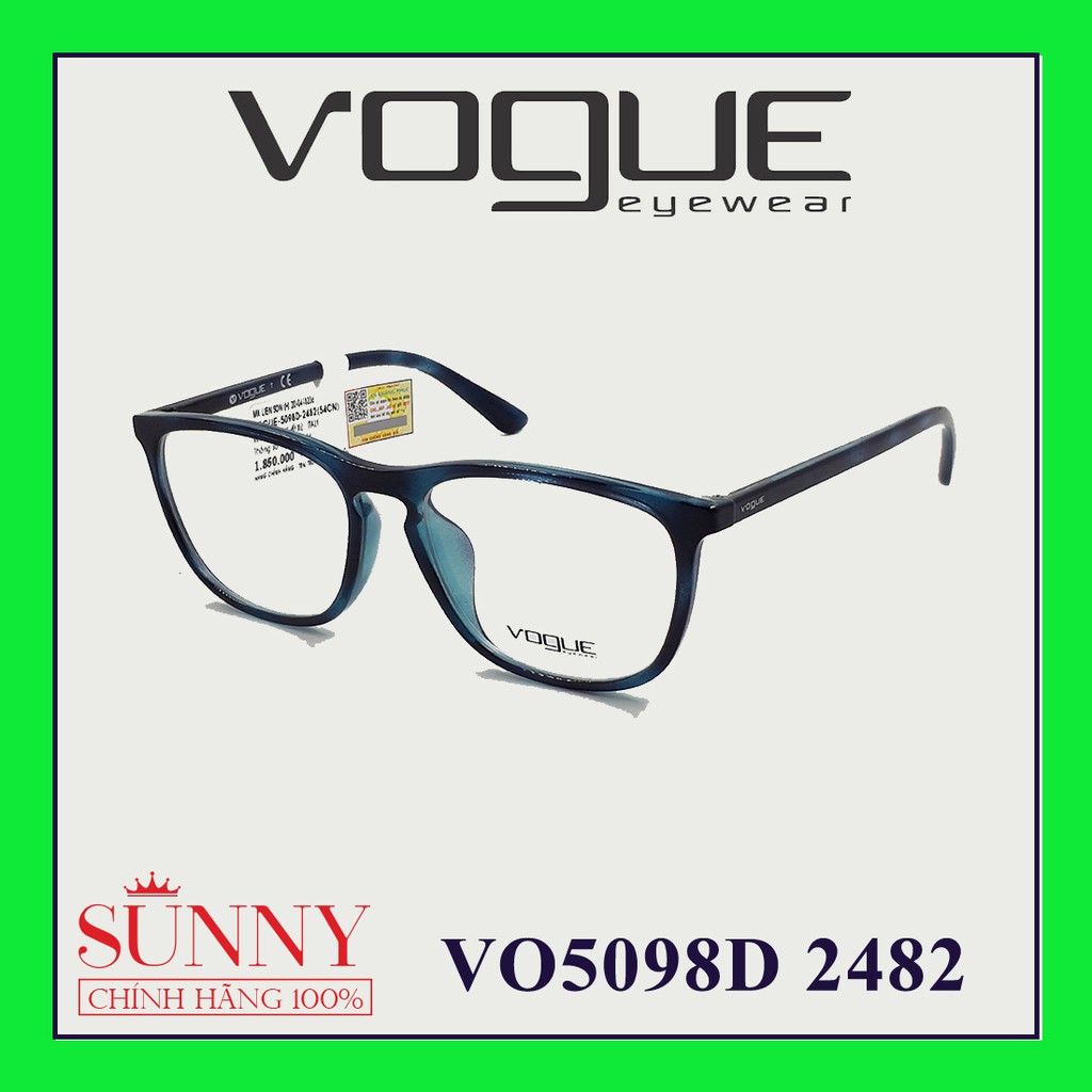 VO5098D - Gọng kính Vogue chính hãng Italia, bảo hành toàn quốc