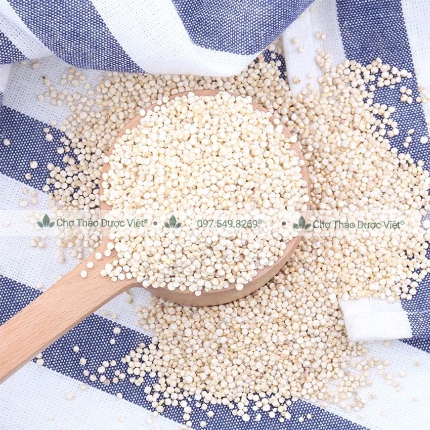 Hạt diêm mạch hữu cơ 1kg (Quinoa trắng dành cho người ăn kiêng, làm sữa hạt dinh dưỡng) - Chợ Thảo Dược Việt