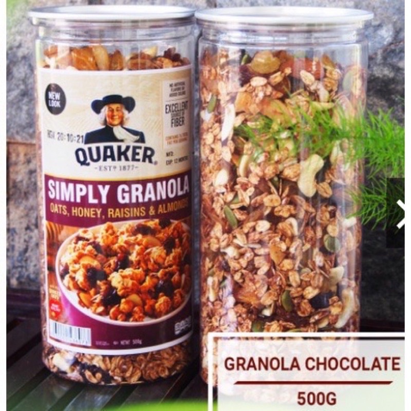 500Gr Ngũ cốc vị Socola Mix Hạt Dinh dưỡng Granola Ăn Kiêng,Giảm Cân
