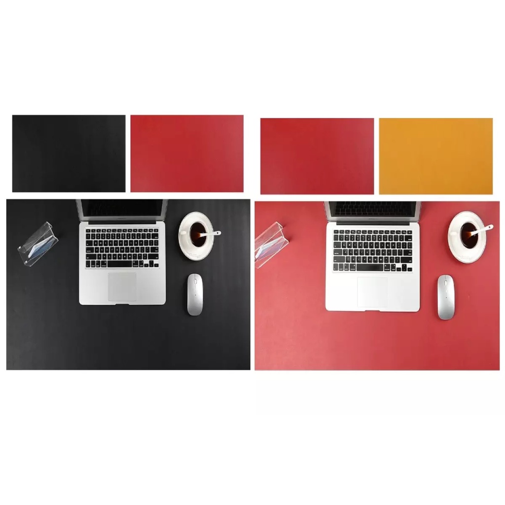 Miếng Da PU Trải Bàn Làm Việc DeskPad Cỡ Lớn 120x60, 120x50, 100x50, 80x40 Kiêm Tấm Lót Chuột Size Lớn DIGIMIX