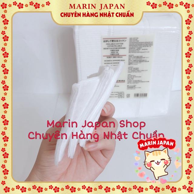 (Bán lẻ)Bông đắp lotion tách lớp của Muji Nhật Bản