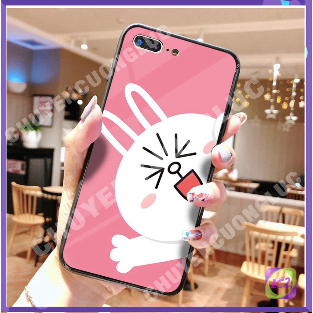 [HOT] Ốp Samsung Ốp Kính in hìnhGấu Brown Thỏ Cony . - CCLNB