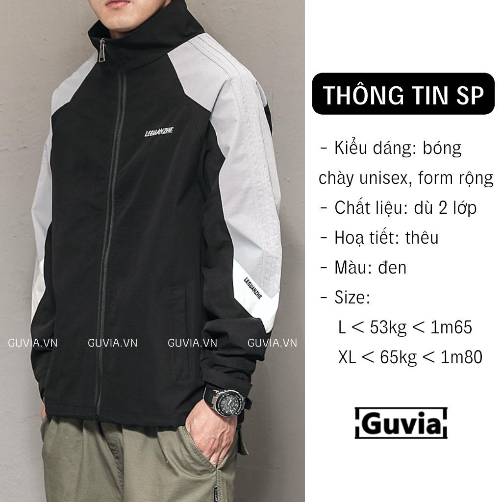 Áo Khoác Dù RE' SUAPRE 2 Lớp Form Rộng Nam Nữ Unisex, Áo Gió Bomber Bóng Chày Chống Nắng Ulzzang GUVIA