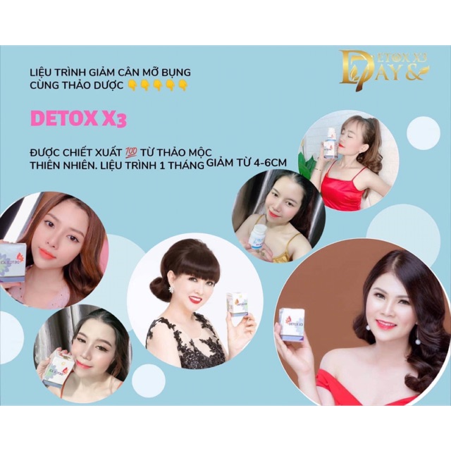 DETOX X3 GIẢM MỠ BỤNG