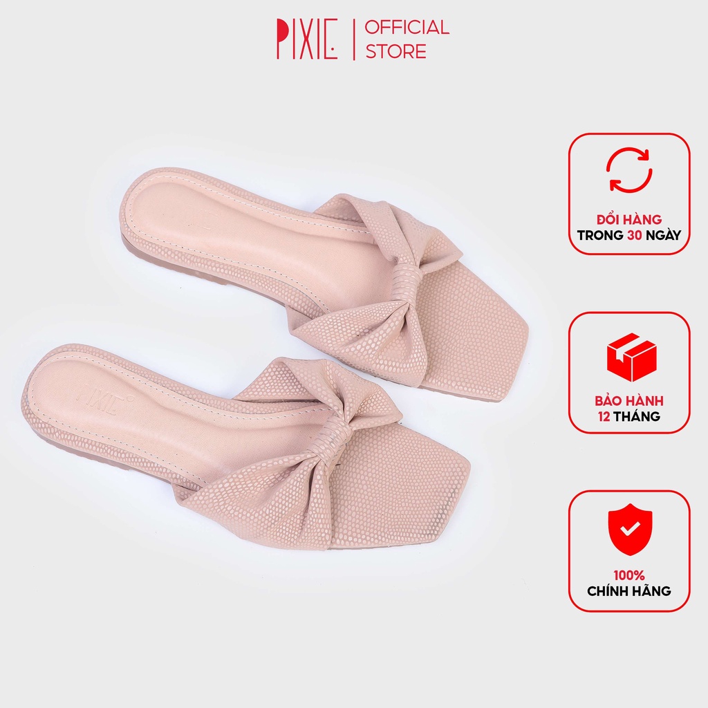 Dép Nữ Bệt Quai Ngang Thắt Nơ X931 Pixie
