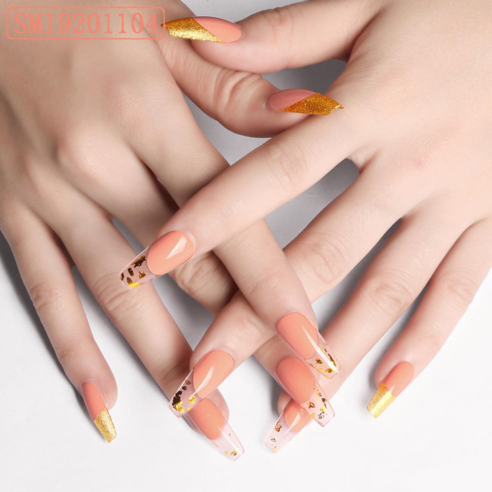 NIUYOU Bộ 24 Móng Tay Giả Thời Trang
