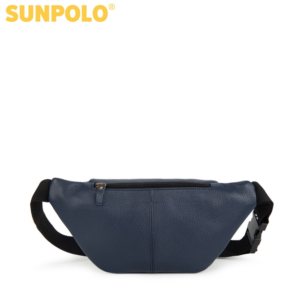 Túi Bao Tử Nam Da Bò Cao Cấp SUNPOLO Đen Nâu Xanh Navy SBT105