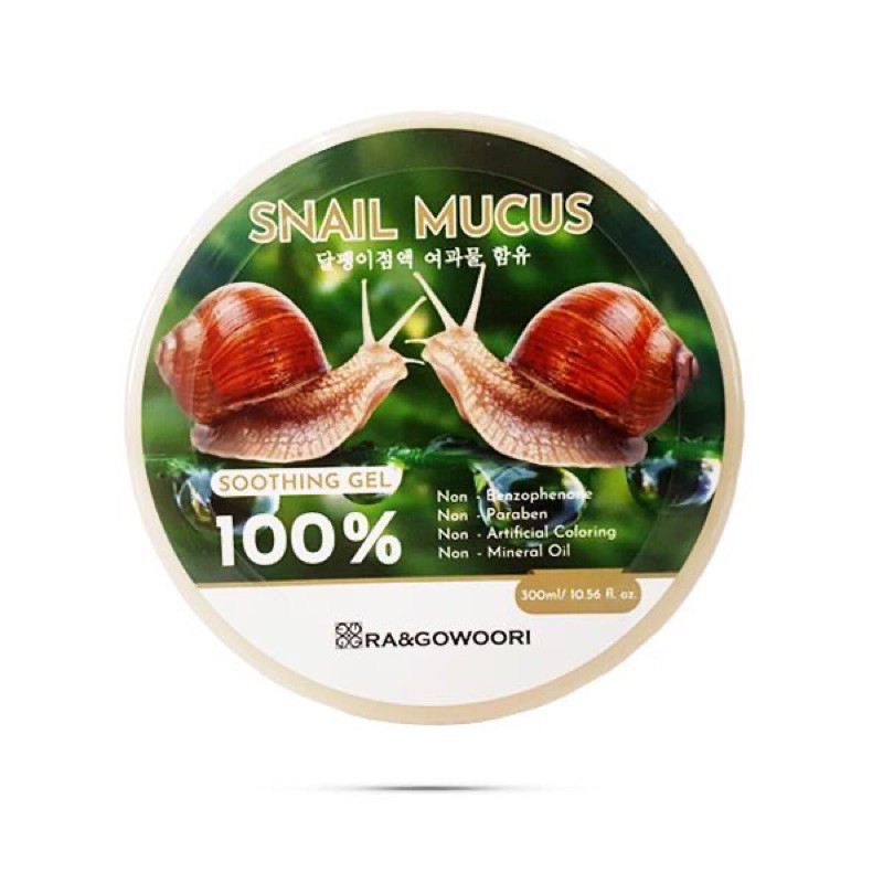 Gel Dưỡng da ốc Sên Snail Mucus Soothing Gel - RA & GOWOORI