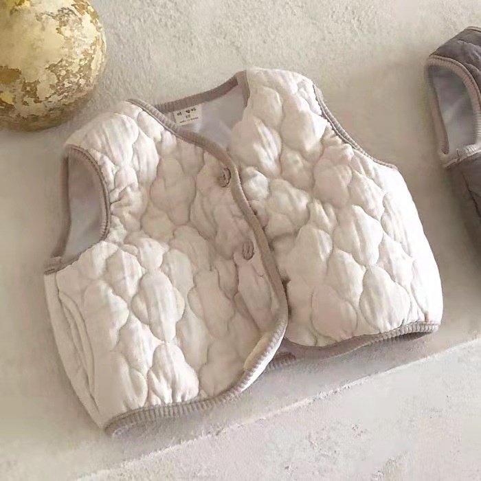 Áo khoác không tay thời trang mùa thu đông dành cho trẻ nhỏ 0-5 tuổi