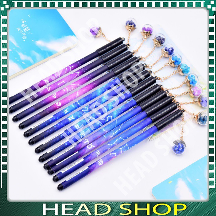 BÚT GEL NƯỚC 12 CUNG HOÀNG ĐẠO, BÚT 12 CHÒM SAO HOROSCOPE HEAD SHOP