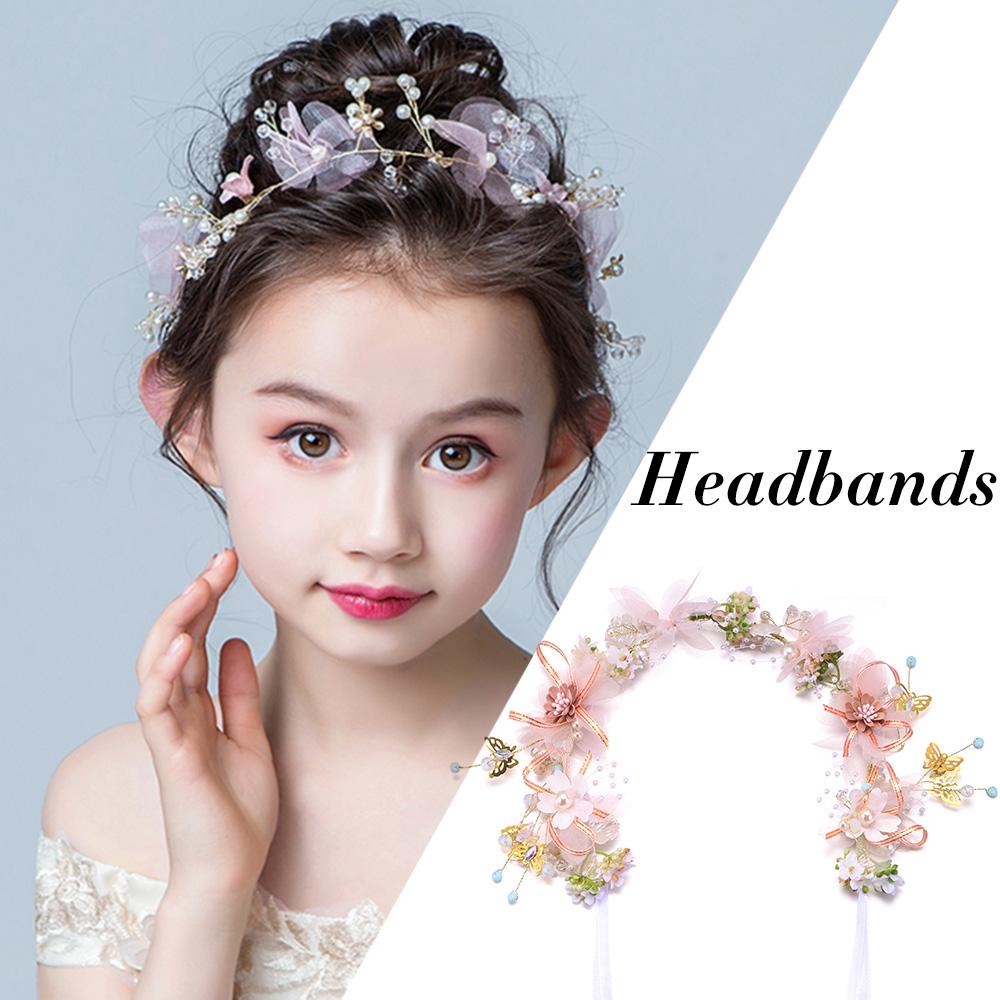 EUCA Vương Miện Cài Tóc Handmade Làm Quà Tặng Cho Bé Gái