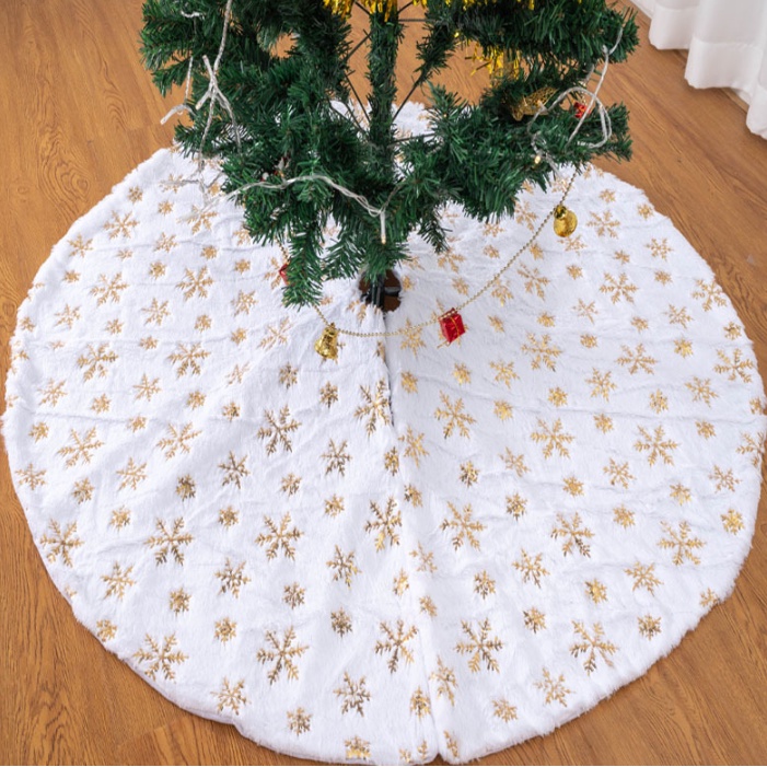 Tấm Thảm Lông Che Phủ Chân Cây Thông 78cm, 120cm rang Trí Noel Giáng Sinh