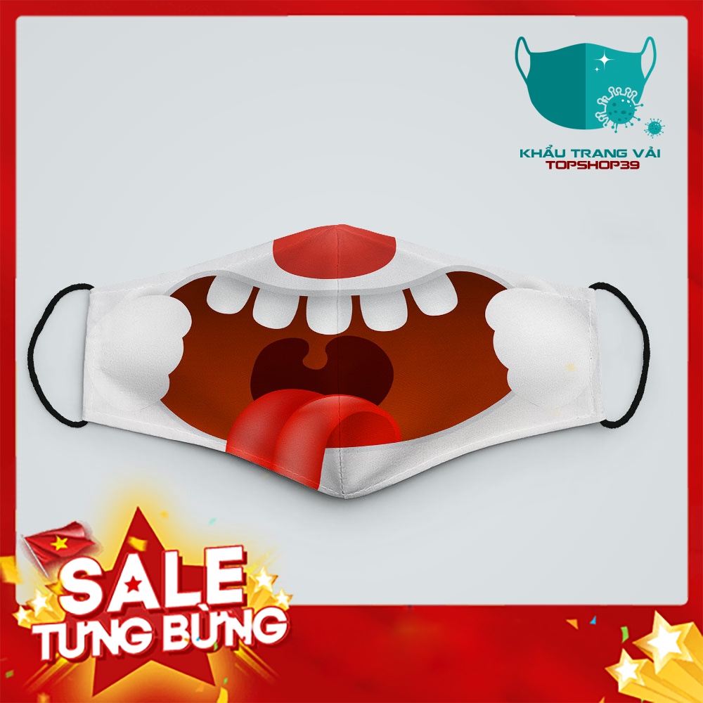 Khẩu Trang Chống Tia UV EMOJIS_27 TopShop39 Dây Đeo Mềm, Đeo Thoải Mái, Không Đau Tai, Dễ Thở, Thoán