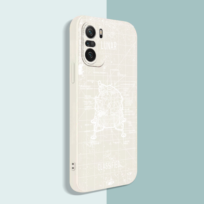 Ốp Điện Thoại Góc Vuông In Hình Vũ Trụ Cho Xiaomi Redmi Note 10 Pro 9S 9A POCO X3 NFC M3 Pro 5G