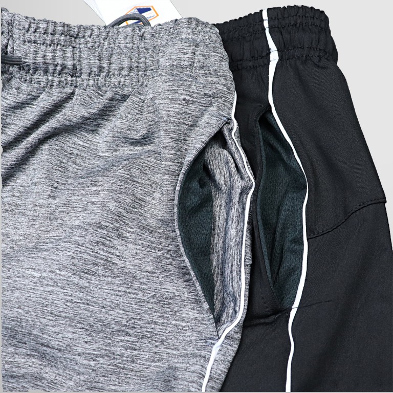 Quần Jogger Thể Thao unisex Ống Bo Thun Trơn Basic Sọc Dài Lưng Thun Dây Rút Co Dãn Cao Cấp - Big Sport, BS14