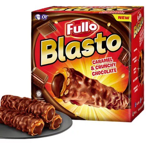 Bánh Xốp Socola Fullo Blasto Hộp 270g (15 gói x 18g)