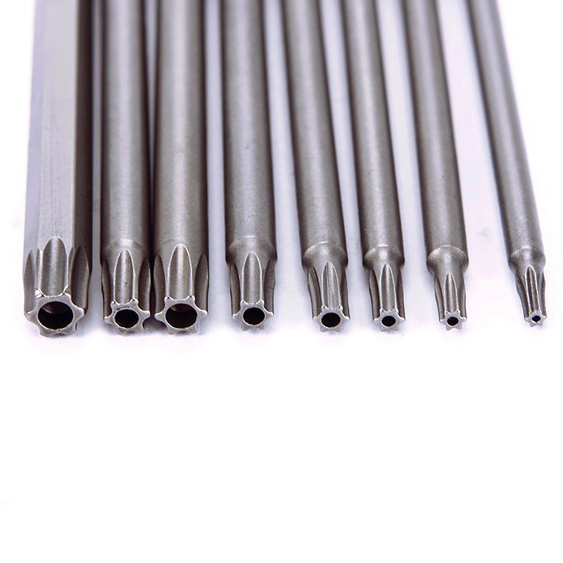 Set 8 đầu tuốc nơ vít T8-T40 100mm 1/4 inch có từ tính chất lượng cao
