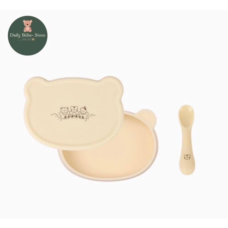 Set ăn dặm bluemama 3 món hoạ tiết hổ 2022 new..