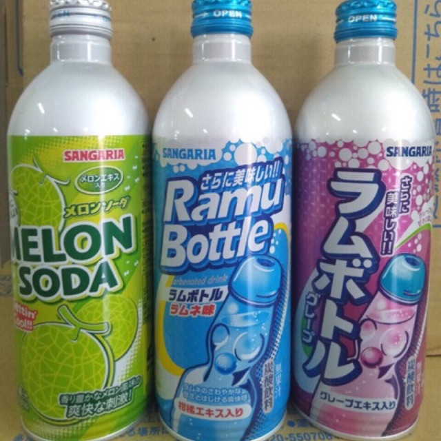 🍈 Nước giải khát soda Sangaria Nhật 600ml (3 vị) | BigBuy360 - bigbuy360.vn