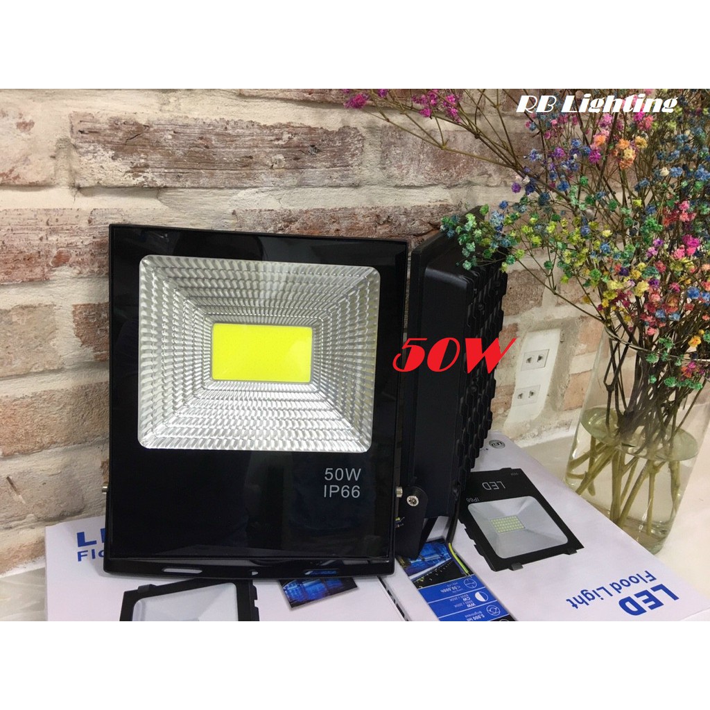 Đèn pha led 100w, 50w ngoài trời siêu sáng, IP66 chống nước chuyên công trình