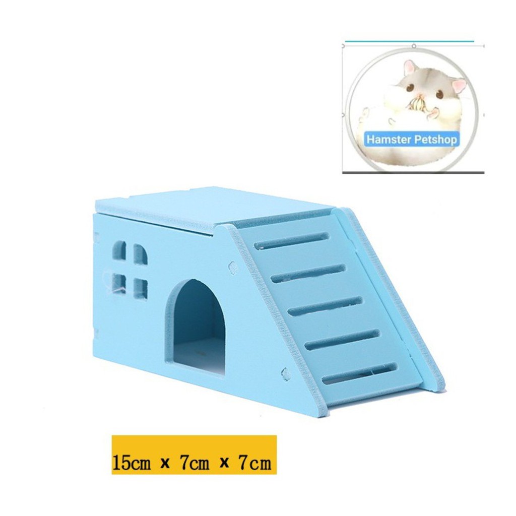 [Mã PET50K giảm Giảm 10% - Tối đa 50K đơn từ 250K] Nhà ngủ cầu trượt cho Hamster , sóc