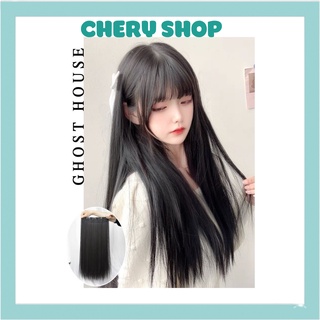 Tóc giả nữ kẹp ❤️ freeship ❤️❤️ kẹp thẳng dài 60cm