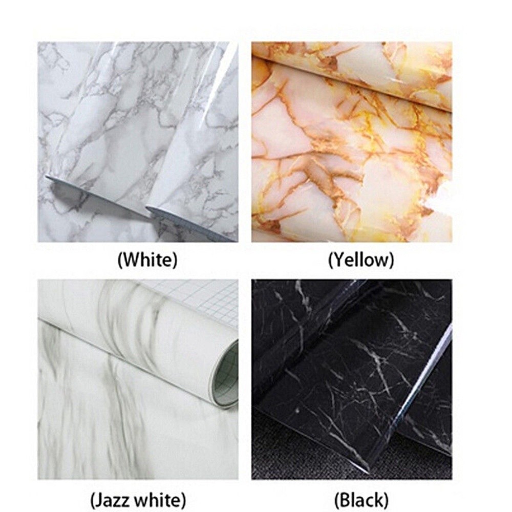 Giấy dán tường chống thấm nước họa tiết đá cẩm thạch phong cách