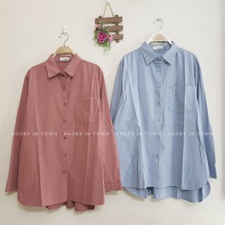 Sơ mi kaki thô oversize - ảnh tự chụp