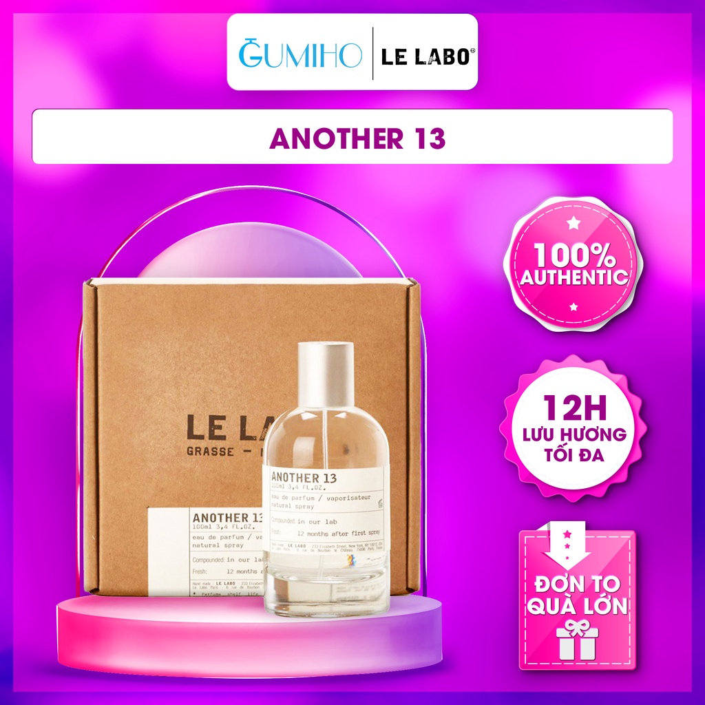 Nước hoa unisex hương gỗ phương đông Another 13 - Lưu hương 12 tiếng - Gumihoperfume