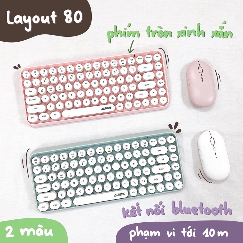 Bàn phím Ajazz 380i,chính hãng,cute,nhiều màu